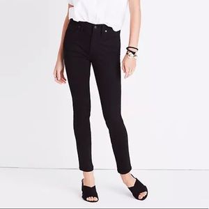 9” Rise Madewell Skinny Jeans sz 30 in Black Sea